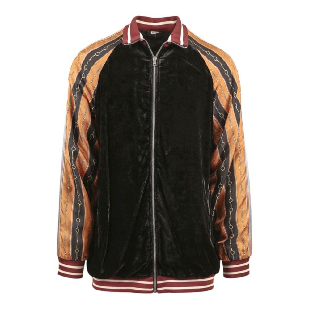 Gucci Mixed Media Track Jacket Multi Mens